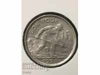 Люксембург 1 франк 1928г. UNC!