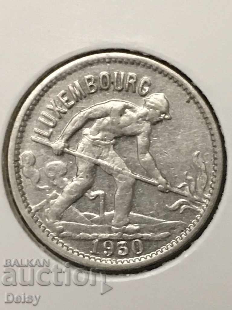 Люксембург 50 сантима 1950г.