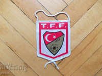 Ποδόσφαιρο σημαία Τουρκία ομοσπονδία ποδόσφαιρο σημαία