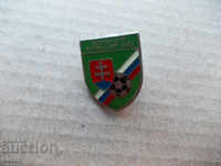 Soccer badge Slovakia Federation 2 football sign
