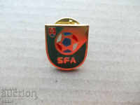 Soccer badge Slovakia Federation 3 football sign