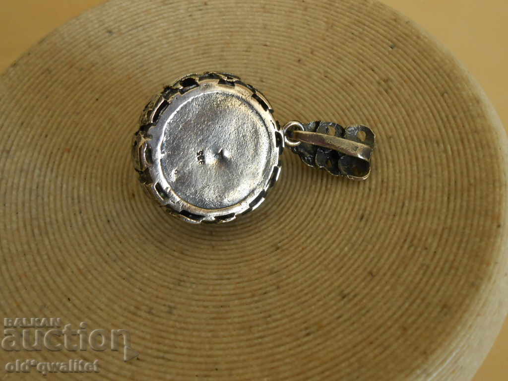 Ελκυστικό ασημένιο βραχιόλι και κρεμαστό κόσμημα, ασήμι 835 και αμέθυστος - 7 Ελκυστικό ασημένιο βραχιόλι και κρεμαστό κόσμημα, ασήμι 835 και αμέθυστος - 7