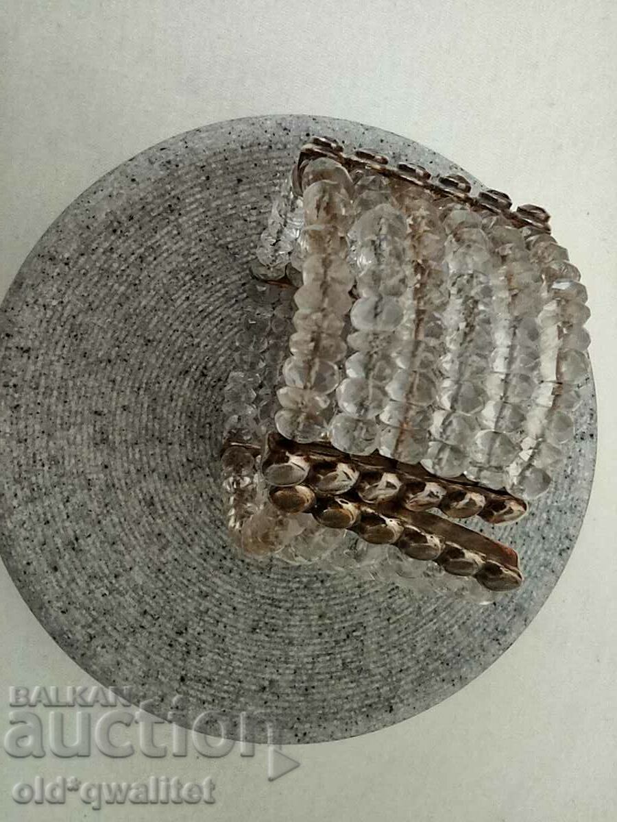 Delivery of Silver bracelet, silver 925, Garnet Amethyst square crystal Delivery of Silver bracelet, silver 925, Garnet Amethyst square crystal