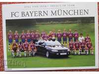 football old post card Bayern Germany1995 / 96 Emil Kostadinov