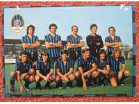 футбол стара картичка Интер Италия 1975/76