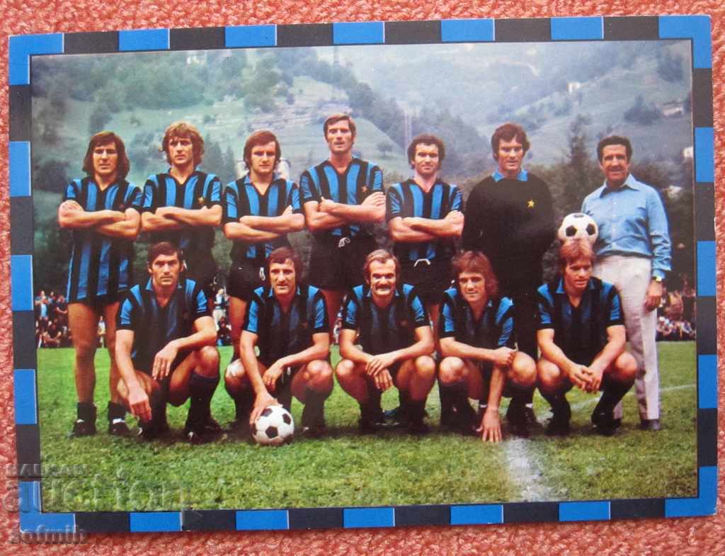 carte de fotbal veche Inter Italia 1973/74