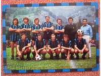 футбол стара картичка Интер Италия 1973/74