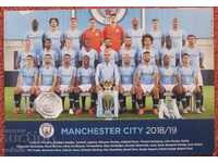 Manchester City Football Card