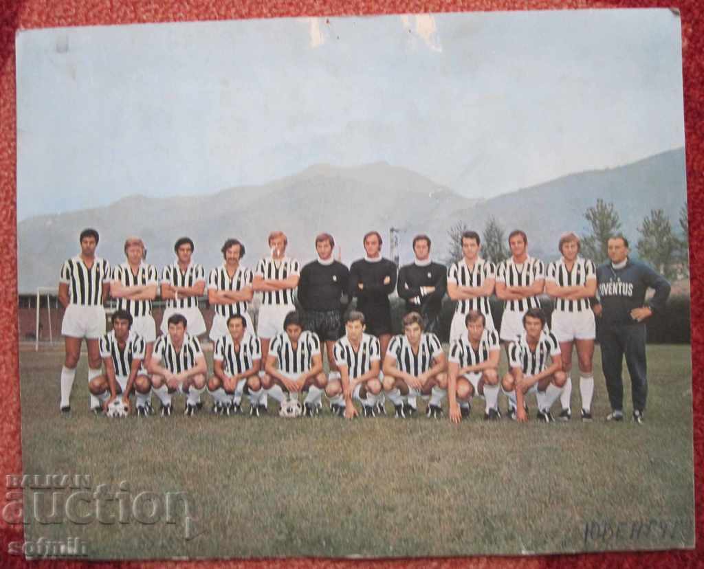 soccer old card Juventus Italy