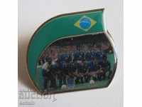 футбол значка Бразилия