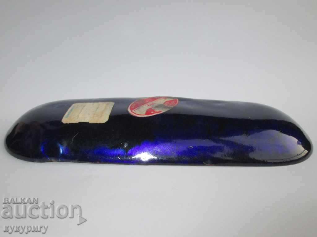 Auction Old Small Enameled Art Saucer Supply Enamel Spain Auction Old Small Enameled Art Saucer Supply Enamel Spain