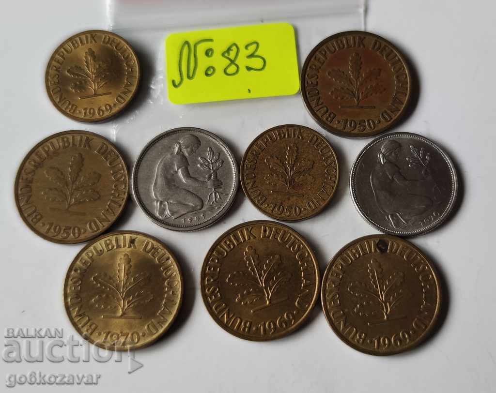 Lot Germany pfennigs. with price 1.90 BGN | € 0.97 Lot Germany pfennigs. with price 1.90 BGN | € 0.97