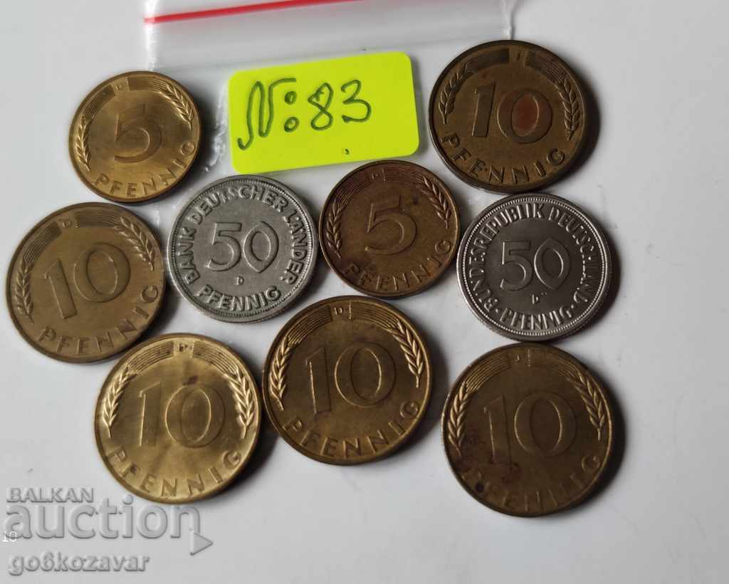 Παρτίδα Γερμανία pfennigs.