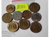 Lot Germania pfennigs.