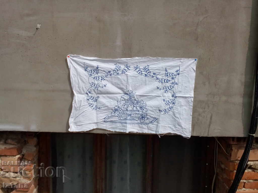 Antique Embroidered Rug, Wall Hanging Antique Embroidered Rug, Wall Hanging