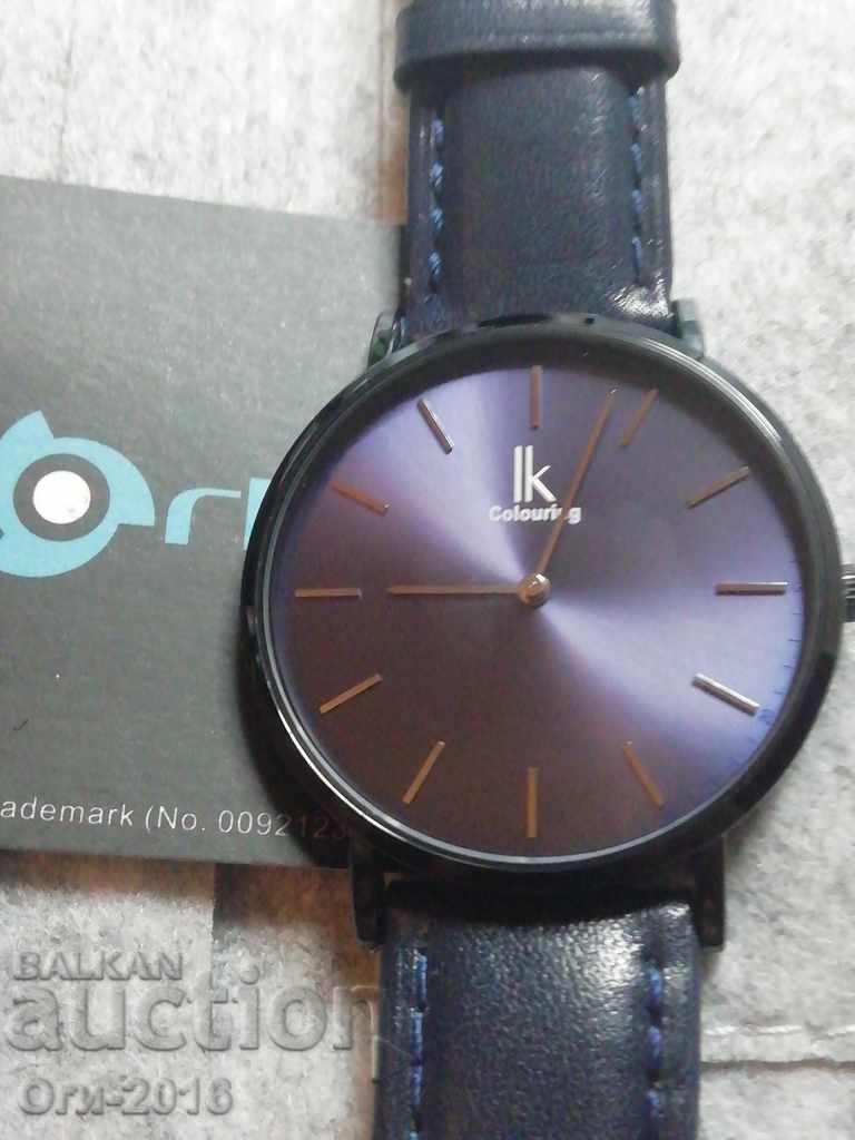 Alienwork Navy Blue Ultra Thin Watch - 7 Alienwork Navy Blue Ultra Thin Watch - 7