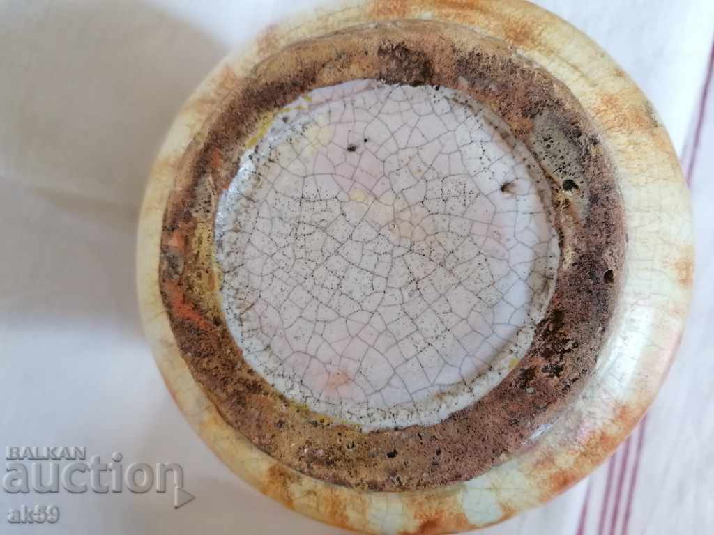 Vase with doves - ceramic. - 6 Vase with doves - ceramic. - 6