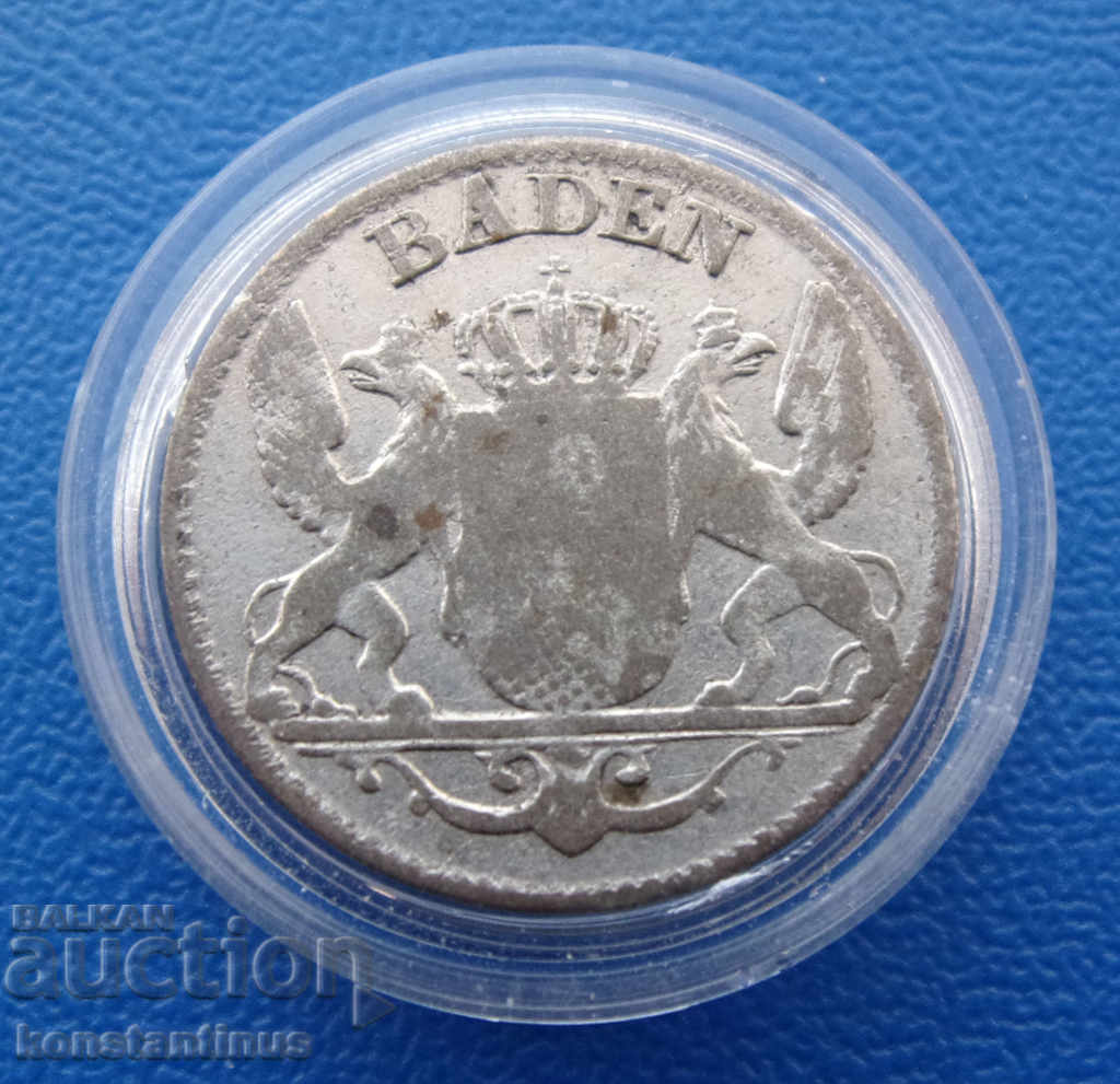 Baden Germania 3 Cruiser 1856 Rare cu preț € 23.01 | 45.00 BGN