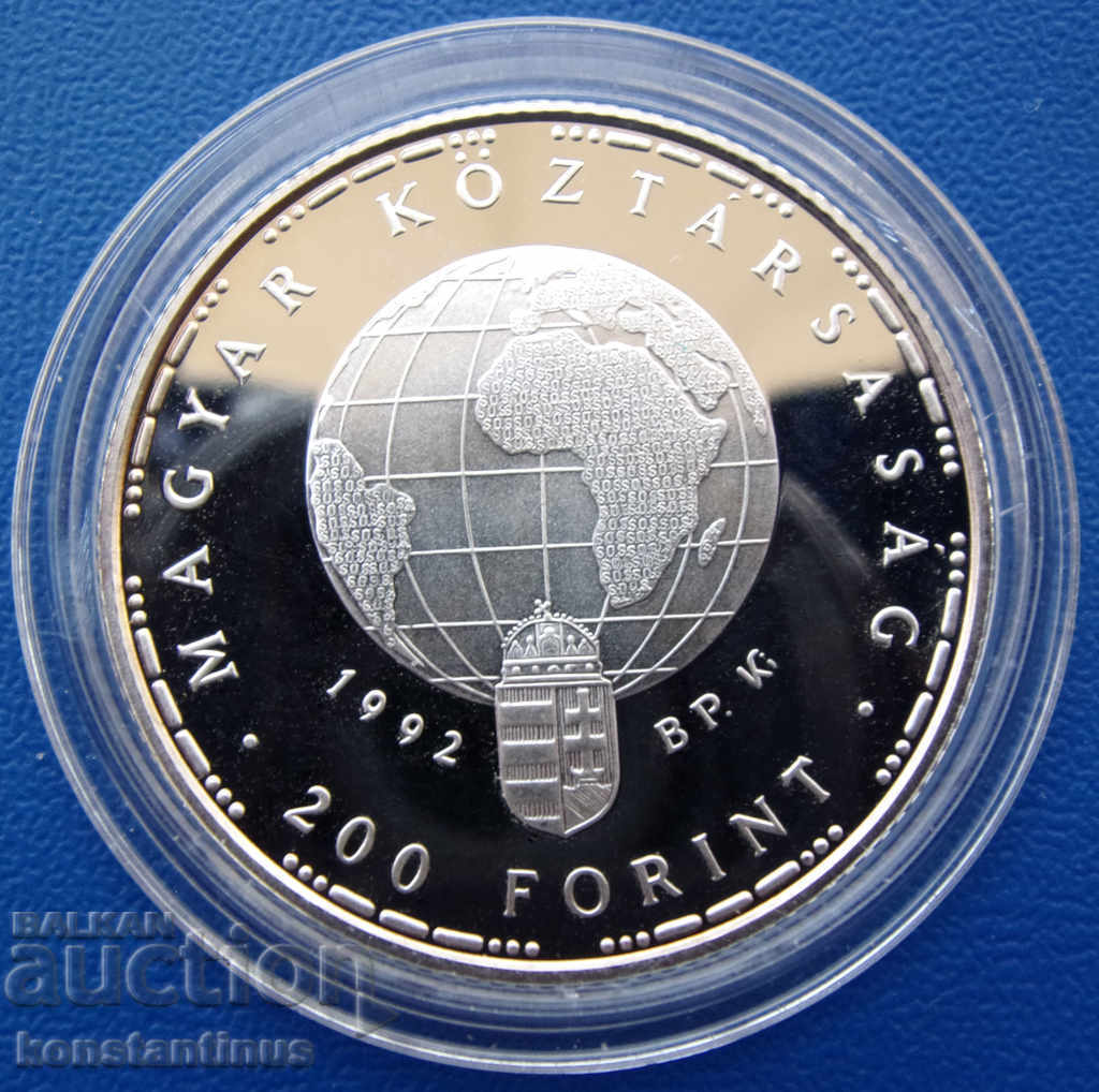 Ungaria 200 Forint 1992 UNC PROOF Rare cu preț € 33.23 | 64.99 BGN