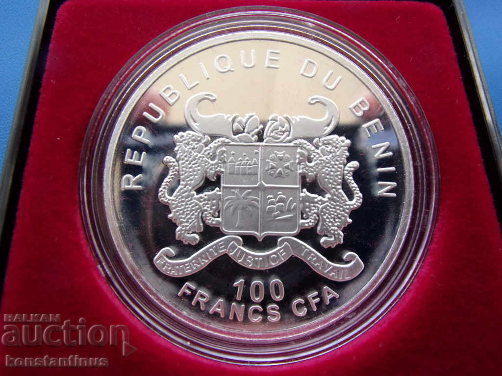 Benin 100 Francs 2011 UNC PROOF Σπάνια