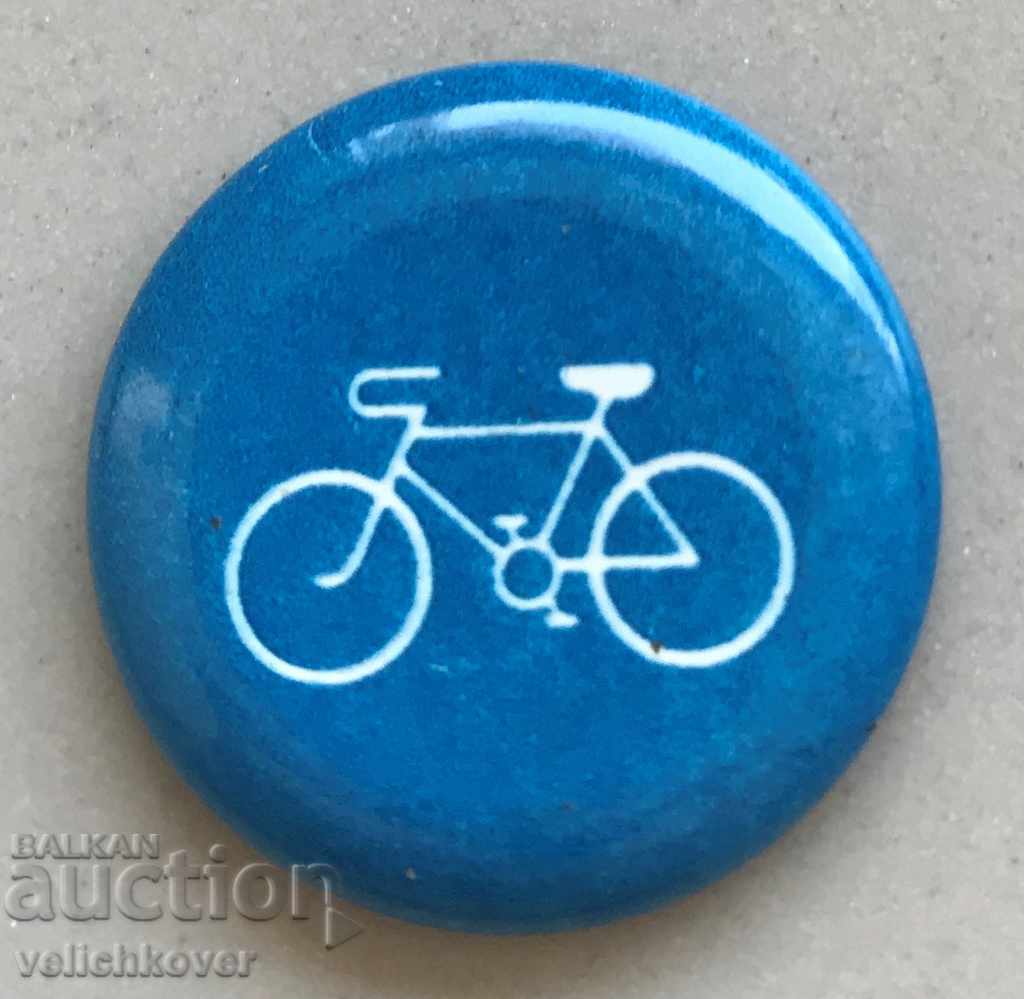 27886 Bulgaria sign bicycle wheel