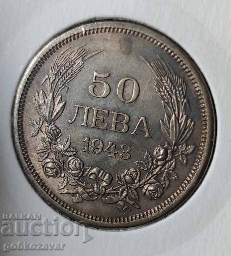 Bulgaria 50 BGN 1943 UNC with price 28.00 BGN | € 14.32 Bulgaria 50 BGN 1943 UNC with price 28.00 BGN | € 14.32