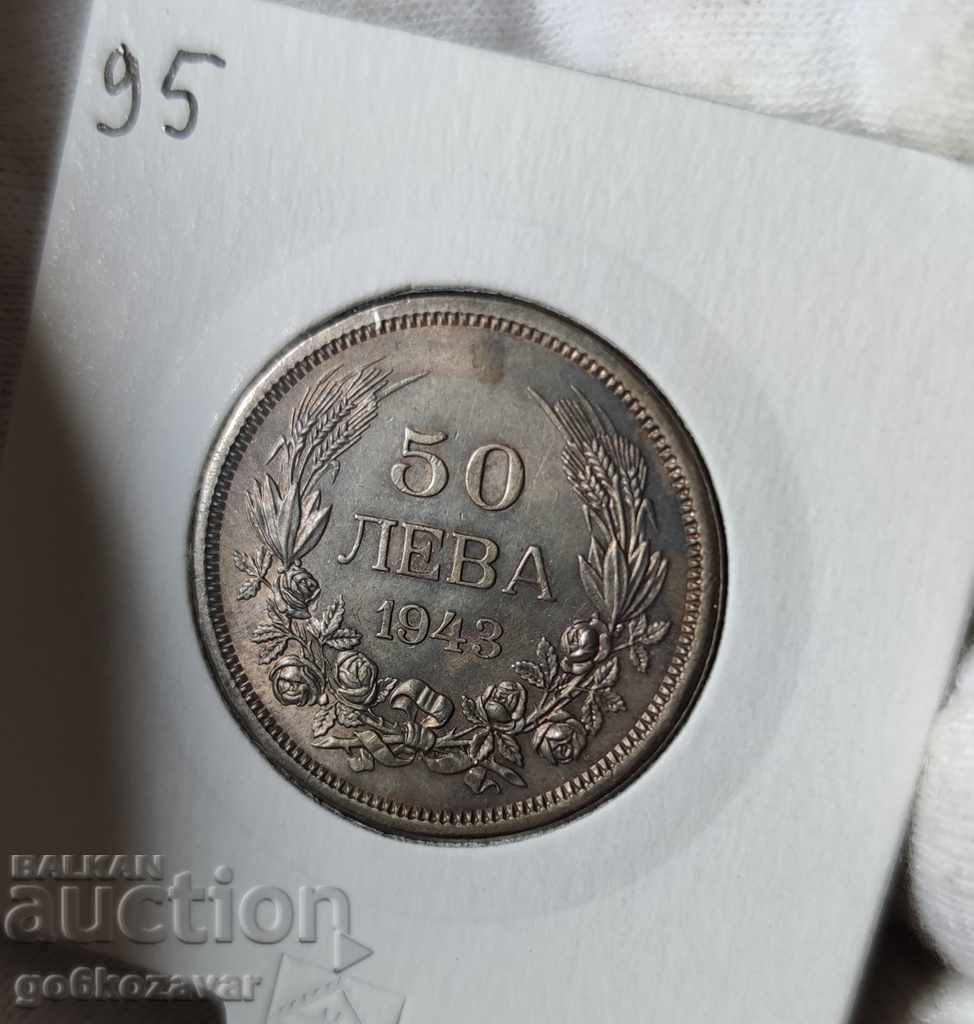 Bulgaria 50 BGN 1943 UNC - 5 Bulgaria 50 BGN 1943 UNC - 5