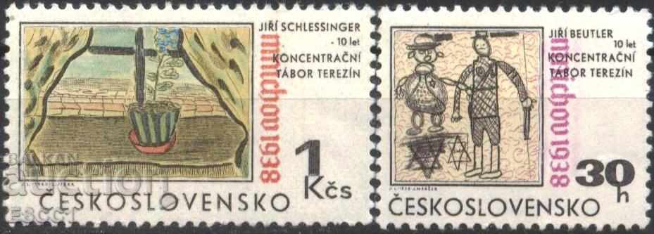 Καθαρά γραμματόσημα Παιδικά σχέδια 1968 από την Τσεχοσλοβακία