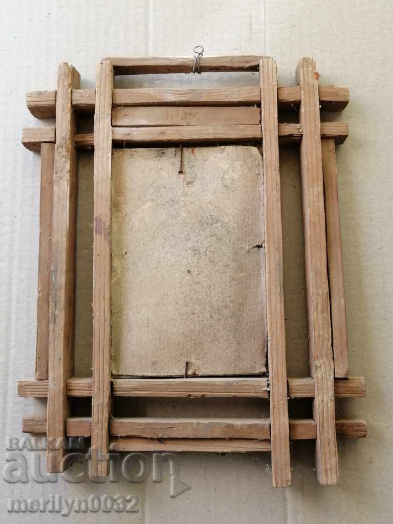 Delivery of Photo framed shepherd carving photo portrait soldier Delivery of Photo framed shepherd carving photo portrait soldier