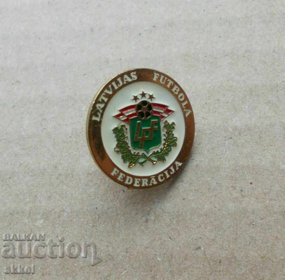 Football badge Latvia federation football badge