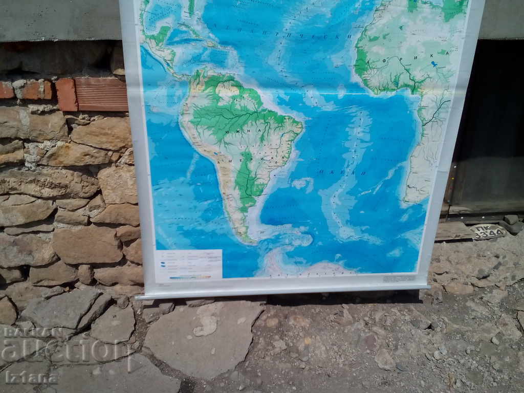 Licitație Hartă veche a Oceanului Atlantic