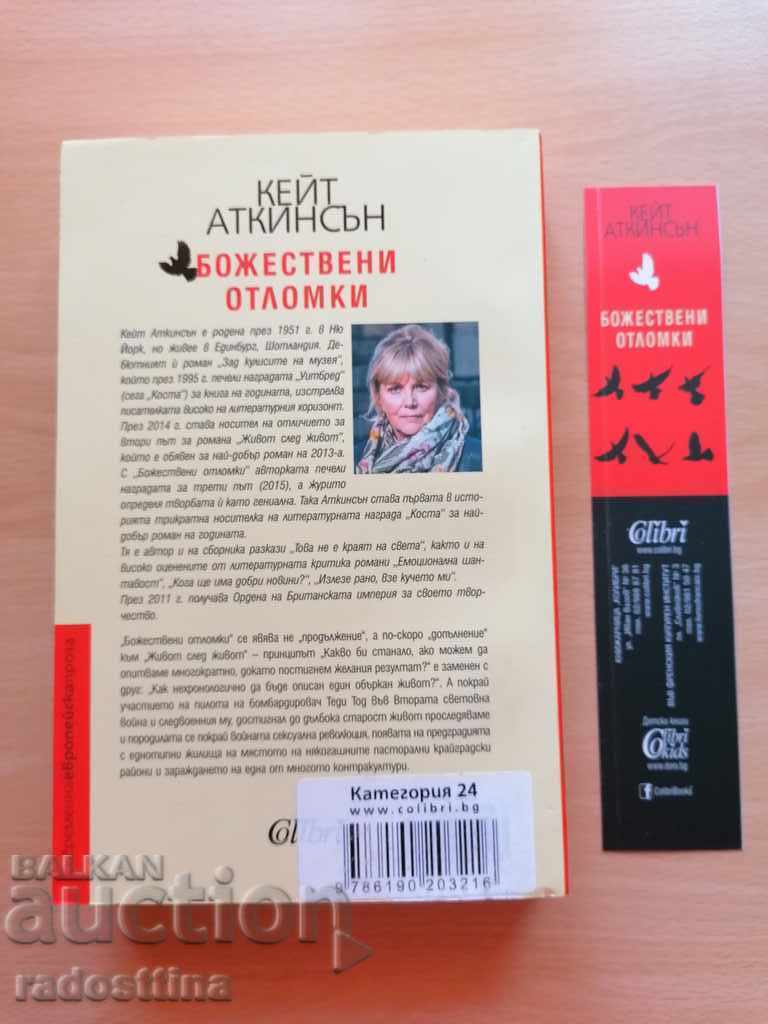 Divine debris by Kate Atkinson with price 12.99 BGN | € 6.64 Divine debris by Kate Atkinson with price 12.99 BGN | € 6.64