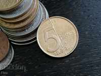 Νόμισμα - Βέλγιο - 5 φράγκα | 1998
