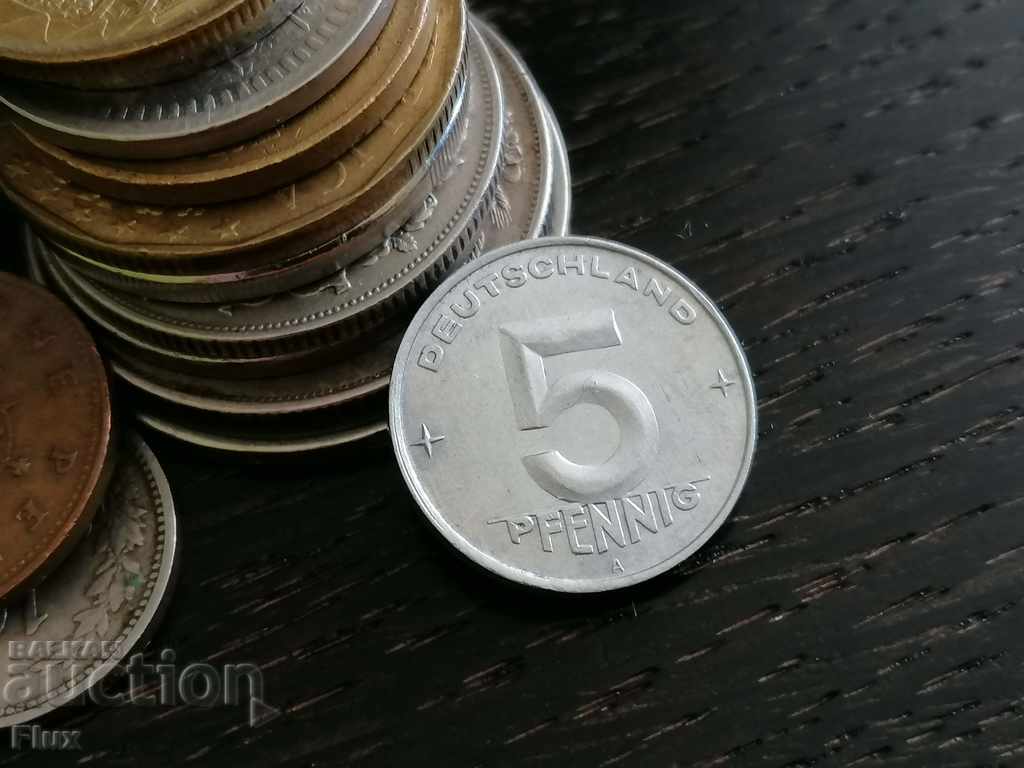 Монета - Германия - 5 пфенига | 1952г.; серия А