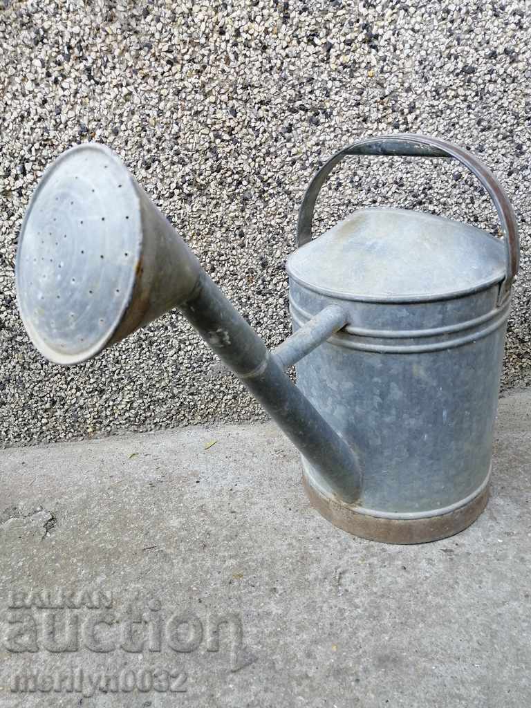 Old metal can, galvanized tube, bucket, pot with price 43.00 BGN | € 21.99 Old metal can, galvanized tube, bucket, pot with price 43.00 BGN | € 21.99
