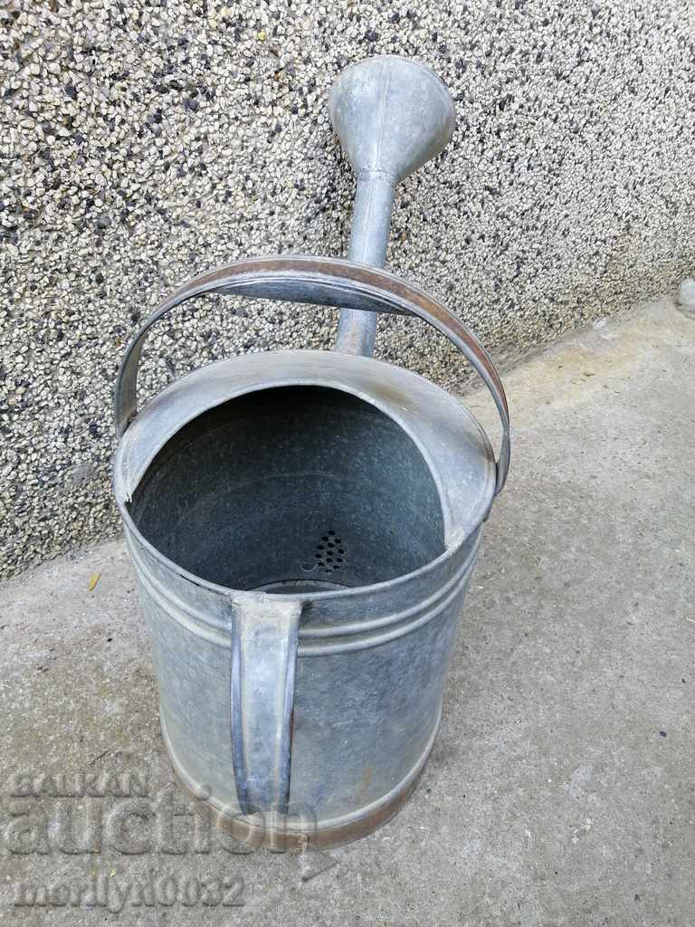 Old metal can, galvanized tube, bucket, pot - 5 Old metal can, galvanized tube, bucket, pot - 5