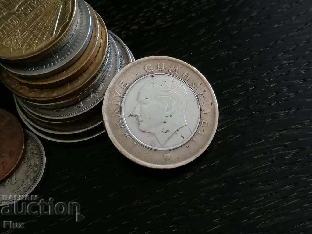 Νόμισμα - Τουρκία - 1 λίβρα | 2012 με τιμή 1.30 BGN | € 0.66 Νόμισμα - Τουρκία - 1 λίβρα | 2012 με τιμή 1.30 BGN | € 0.66
