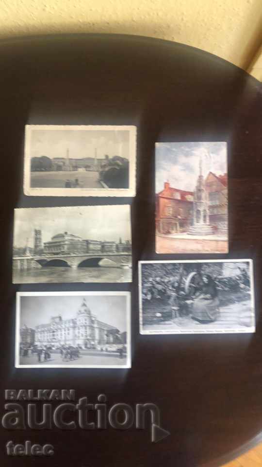 Cards with stamps from the beginning of the XX century