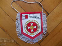 Футболно флагче Малта федерация малък футболен флаг