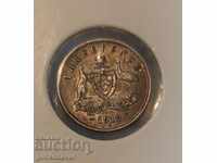Australia 3 pence 1919 Argint.