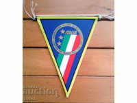 Football flag Italy federation small soccer flag