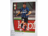 Carte de fotbal originală de David Santon Inter 2009/10