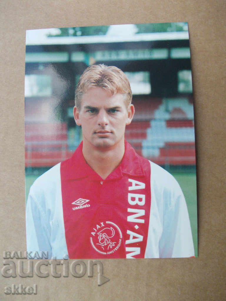 Κάρτα ποδοσφαίρου Ronald de Boer Ajax Amsterdam