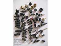 Large lot of parts from radios and TVs