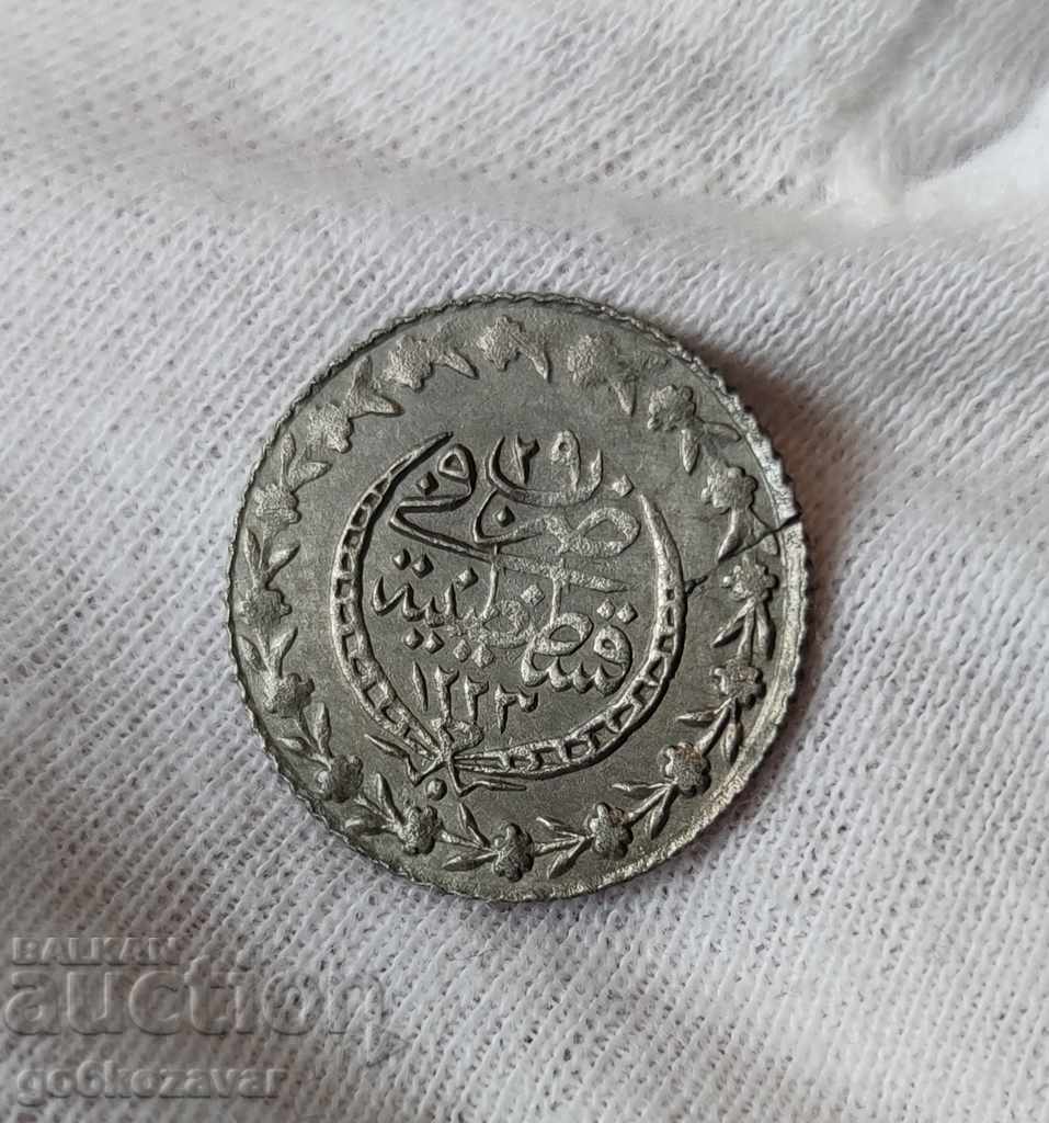 Imperiul Otoman 20 monede 1223/1808/an 29.silver-billon
