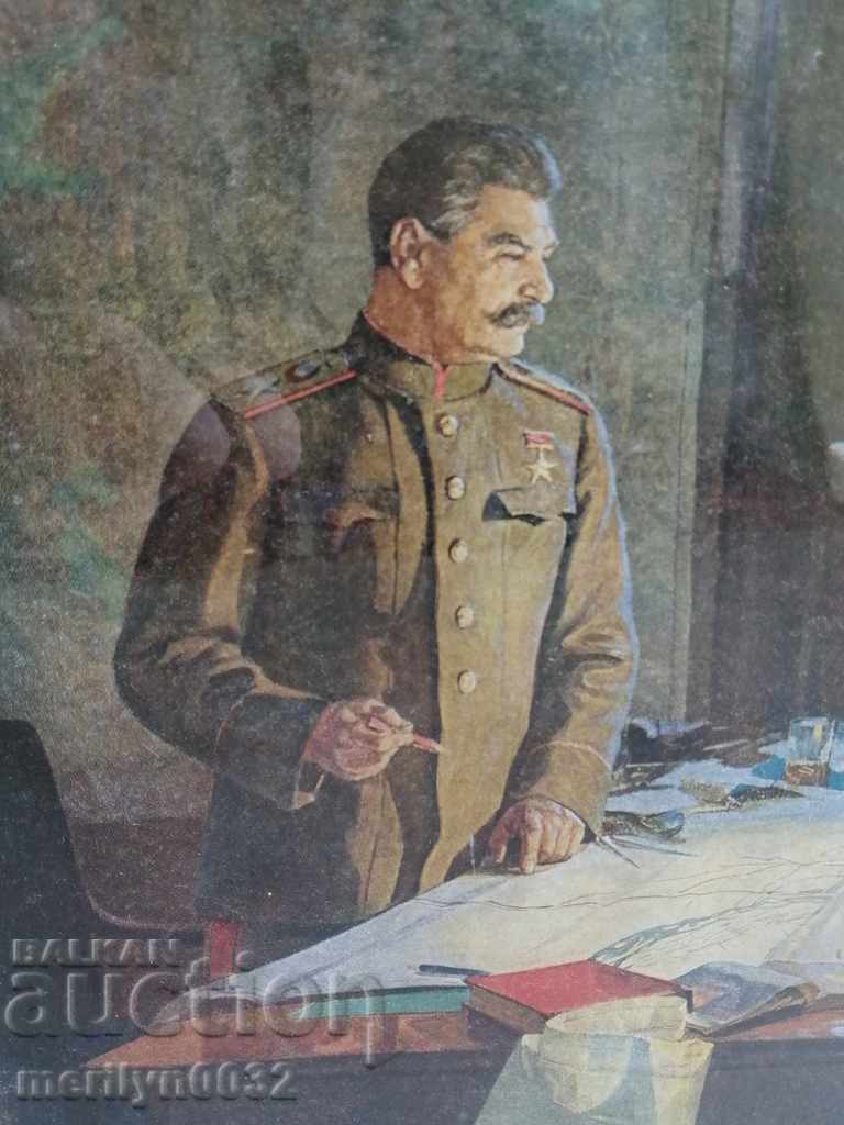 Delivery of Old portrait of Stalin, photo, picture, poster, propaganda Delivery of Old portrait of Stalin, photo, picture, poster, propaganda