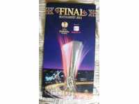 Atletico Madrid Football Booklet - Athletic Bilbao 2012 Final