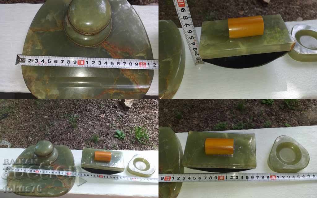 GREEN MARBLE AND CATALINE INK - 7 GREEN MARBLE AND CATALINE INK - 7