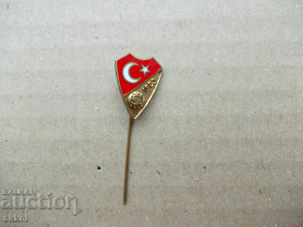 Футболна значка Турция федерация 2  футболен знак