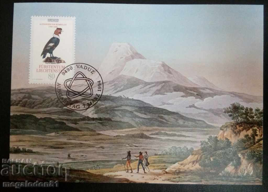 Liechtenstein - maximum cards, Alexander Humboldt